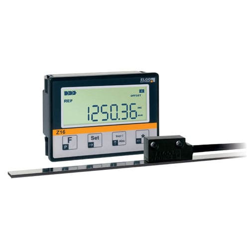 Positionsanzeiger - IZ16E - ELGO Electronic - mit LCD-Anzeige / Einbau / batteriebetrieben