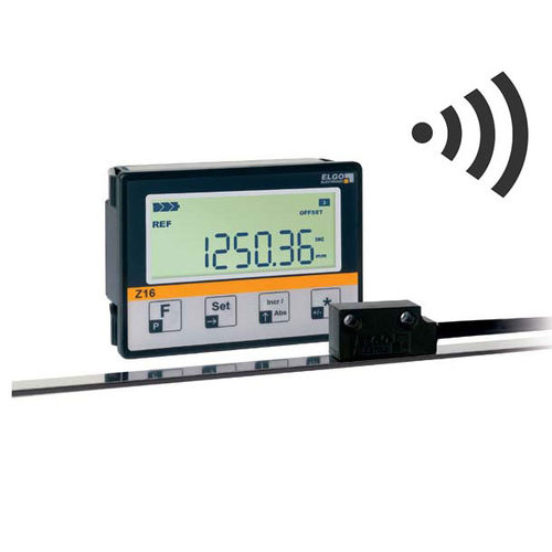 Positionsanzeiger - IZE16-600 - ELGO Electronic - LCD / eingebaut / batteriebetrieben