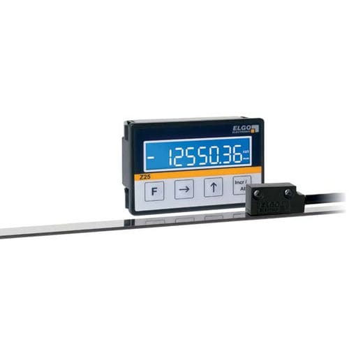 Positionsanzeiger - Z25 - ELGO Electronic - mit LCD-Anzeige / Einbau / programmierbar
