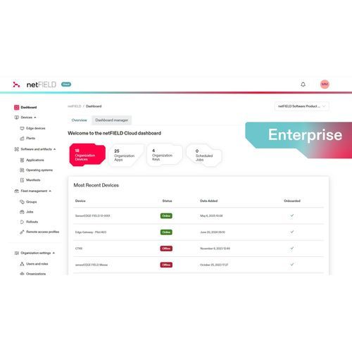 Lebensdauer-Management-Software - NFC-ENT-SUB - Hilscher - Cloud-Verwaltung / Überwachung / SCAD