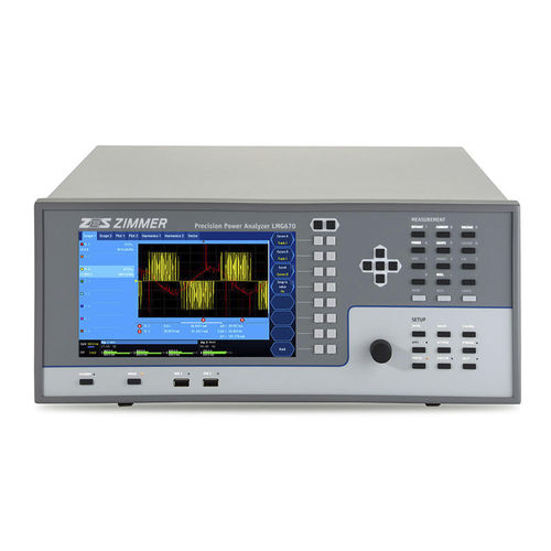 Elektrischer Analysator - LMG670 - ZES ZIMMER Electronic Systems - Leistung / Benchtop / Mehrkanal