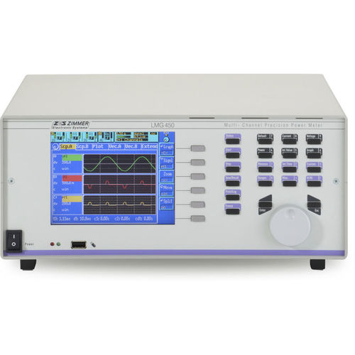 Leistungsanalysator - LMG450 - ZES ZIMMER Electronic Systems - elektrisch / Spannung / Oberschwingung
