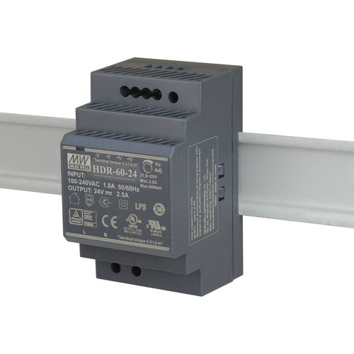 Stromversorgung für DIN-Schiene - DIS-H60-24 - D-Link® - AC/DC / für Industrieanwendungen