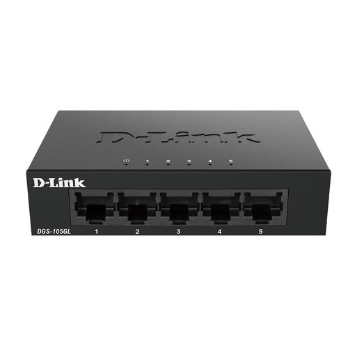 Ethernet-Switch / unmanaged - DGS-105GL - D-Link® - 5 Ports / Gigabit-Ethernet / für Büroanwendungen