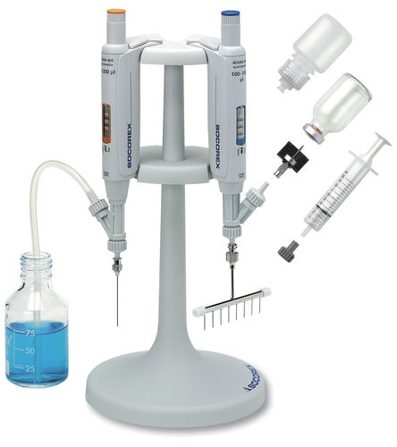 Einkanalpipette - Acura® 865 series - Socorex Isba S.A. - Mehrfach / Borosilikatglas / manuell