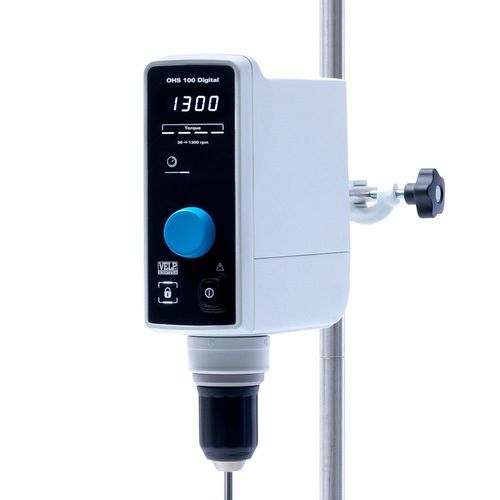 Überkopf-Laborrührer - OHS 100 series - VELP - digital / vertikal / leuchten Dimmer