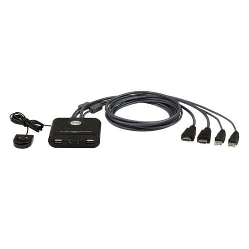 KVM-Switch / 2 Ports - CS22HF - ATEN
