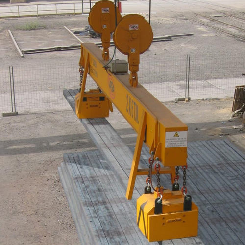 Elektro-Lasthebemagnet / für Metallbarren - FELEMAMG - elektrisch geschaltet / Umschlag / Akku