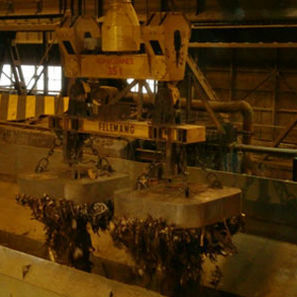 Hydraulischer Elektro-Lasthebemagnet - FR-E - FELEMAMG - für Alteisenhandling / rechteckig / kreisförmig