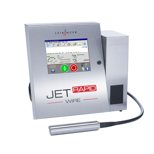 CIJ-Marken-Markieranlage - JET Rapid Wire - Leibinger - integrierbar / für Röhrchen / Kabel