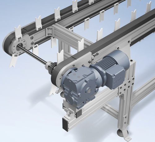 Kettenförderer - TKU 2040 series - Maschinenbau Kitz GmbH - horizontal / kompakt / flexibel