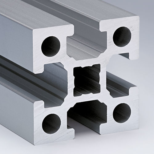 Aluminiumprofil - 60 - Maschinenbau Kitz GmbH - anodisiertes Aluminium / gerillt / rechteckig