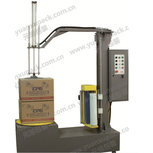 Stretchwickler mit Drehteller - YK600F - Yuanxu Packing(shanghai) Machinery Co., LTD - automatisch / für Karton / für kleinformatige Teile