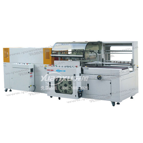 Vollautomatische Schrumpffolienverpackungsmaschine - YK-L5545D + YK-LS5030W - Yuanxu Packing(shanghai) Machinery Co., LTD - für Kosmetik / Karten / für Elektronikanwendungen