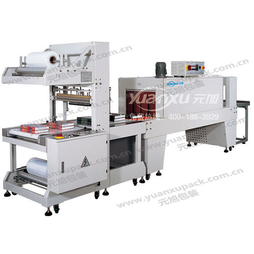 Automatische Schrumpffolienverpackungsmaschine - YK-L6030Z+YK-LS6040 - Yuanxu Packing(shanghai) Machinery Co., LTD - für Nahrungsmittel / für Getränke / für Bücher