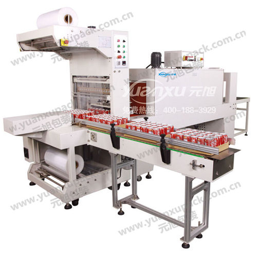 Automatische Schrumpffolienverpackungsmaschine - YK-L6030 + YK-LS6040 - Yuanxu Packing(shanghai) Machinery Co., LTD - für Getränke / für Bier / für Karton