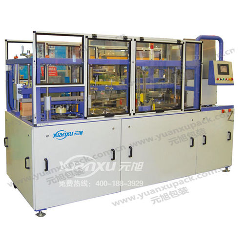 Seitlicher Kartonierer - YK-ZX02, YK-ZX02G - Yuanxu Packing(shanghai) Machinery Co., LTD - automatisch