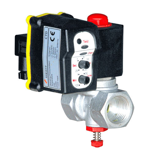 Entleerungsventil - CTD series - Trident Pneumatics Pvt Ltd - Kolben / manuell / elektrisch betätigt