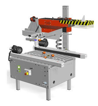 Doppelklappen-Kartonverschließer - T-400 series - Soco System - mit Klebeband