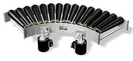 Rollenförderer - Soco System - horizontal / gebogen / Transport