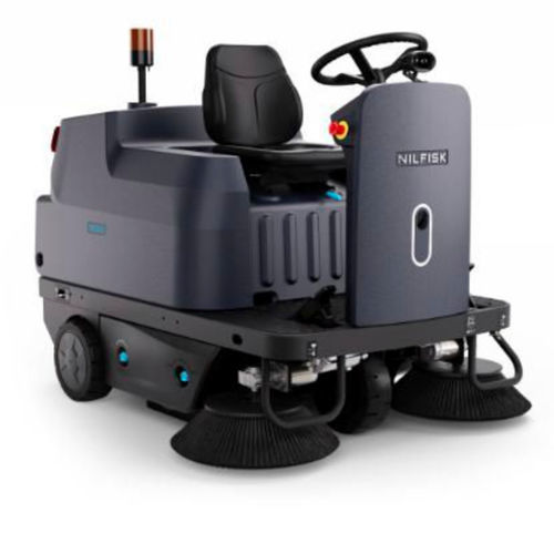 Aufsitzkehrmaschine - SW3000 - Nilfisk - mit Batterie / Staub / mit 2 Besen