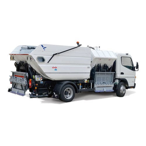 Seitenlader-Müllwagen - ORUS COMBI TD - Dennis Eagle - elektrisch / mit Kippbehälter
