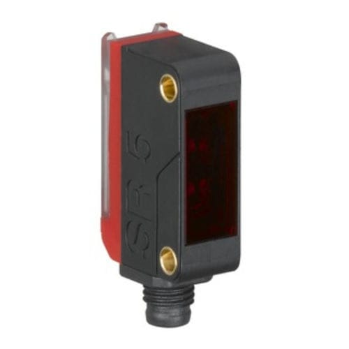 Optoelektronischer Sensor / Einweg - LS5B/X-M8.3 - Leuze - rechteckig / rotes Licht / LED