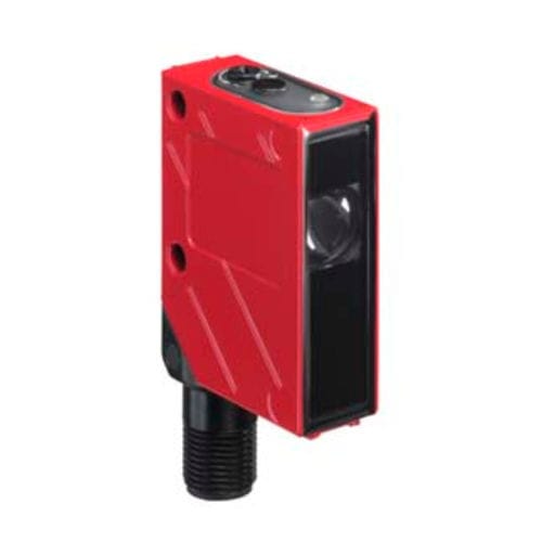 Kubischer Lumineszenztaster - LRT 8/44.04-100-S12 - Leuze - LED / digital / Metall
