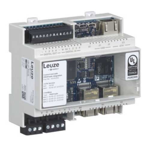 Schaltrelaismodul - LBK ISC BUS PS - Leuze - Hutschienen / USB