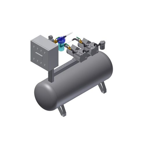 Geschmiertes Vakuumaggregat - MEDEVICE 2X12  - Srl - für medizinische Anwendungen