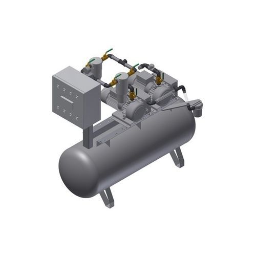 Geschmiertes Vakuumaggregat - MEDEVICE 2X28  - Srl - für medizinische Anwendungen