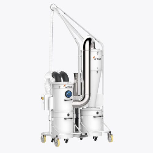 Industriesauger - iV CUSTOM FLAT TABLE - iVision Vacuum - für Späne / dreiphasig / pneumatisch