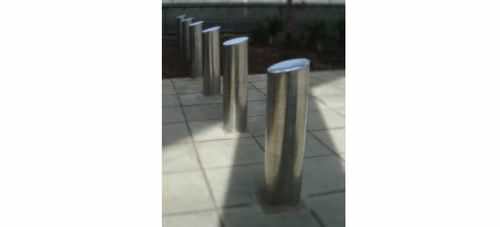 Feststehender Poller / mit flachem Einbau - ø 245 mm, 1 050 mm, PAS 68 - Frontier-Pitts