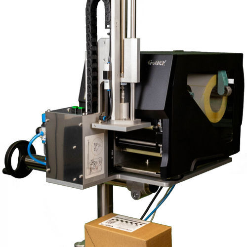 Selbstklebender Drucker mit Etikettenaufbringer - AG4000T - godex - zur Oberseitenetikettierung / für Industrieanwendungen