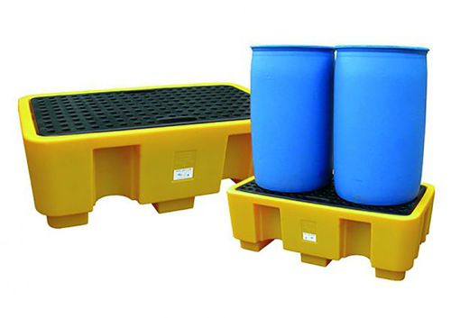 Auffangpalette für 2 Fässer - FL-205-104 - Fosse Liquitrol - Polyethylen
