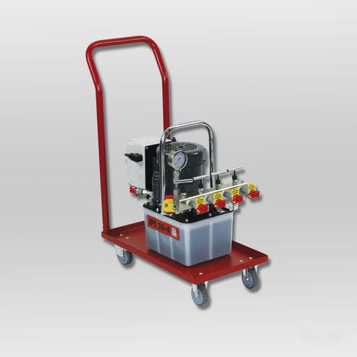 Hydraulikpumpe mit Elektromotor - JPE 30/4 NVR - JUNG Hebe- und Transporttechnik GmbH - für Materialumschlag / mit Fernsteuerung / mobil