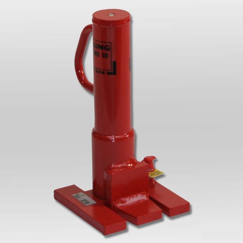 Hebebock / toe jack - JHS 10 - JUNG Hebe- und Transporttechnik GmbH - hydraulisch / 10 t
