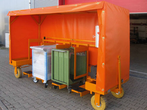 Regelbare Palettengabel - JDC 8 - JUNG Hebe- und Transporttechnik GmbH - Segeltuch