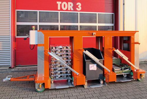 Transporter auf Raupen - JDC Bridge 3 S - JUNG Hebe- und Transporttechnik GmbH - Hub / Plattform