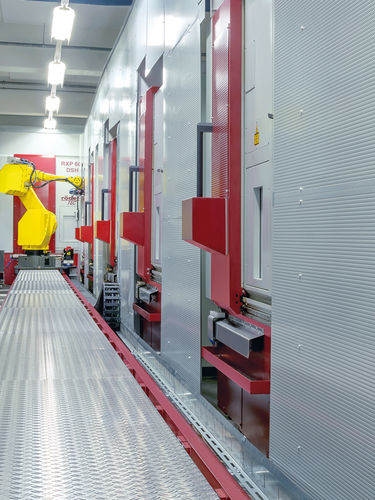 Roboterzelle für Materialumschlag - Roeders - für Bearbeitungszentrum