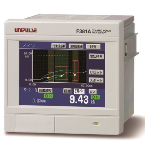 Ladungsanzeiger - F381A - UNIPULSE Corporation - Drehmoment / Druck / mit Touchscreen