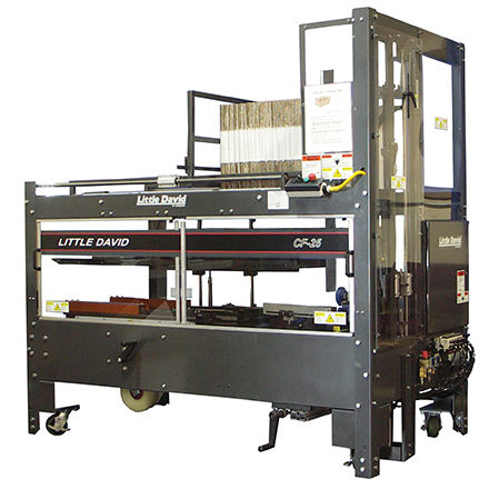 Automatischer Kartonaufrichter - CF-25 - SIGNODE - mit Klebeband / Verschluss von unten / mit hohem Durchsatz