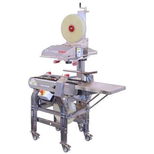Kartonverschließer / 4 Klappen - LD-Xss RTE - SIGNODE - mit Klebeband / halbautomatisch