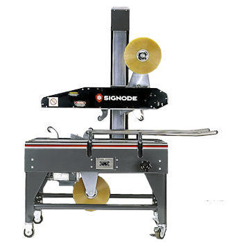 Doppelklappen-Kartonverschließer - Legend U - SIGNODE - mit Klebeband / halbautomatisch