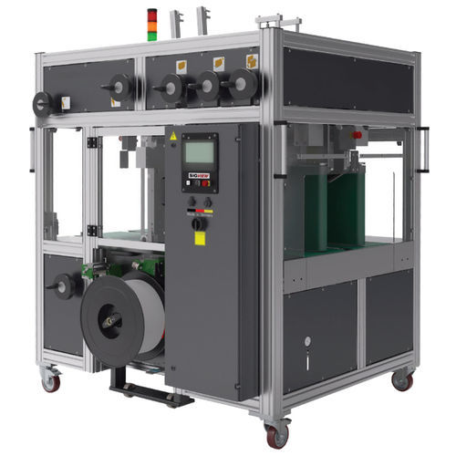 Automatische 4-Seiten-Besäum und Umreifungsmaschine - SIG-CORR series - SIGNODE - Paket / für Polypropylenbänder / mit hoher Drehzahl