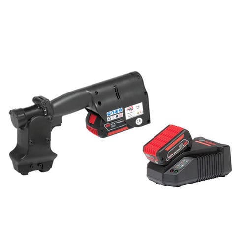 Manuelles Umreifungsgerät - GripPack® RCBS/RCBD - SIGNODE - batteriebetrieben / für Stahl-Spannreifen / mit Sohle