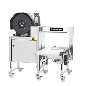 Automatische Umreifungsmaschine - SGP Series - SIGNODE - für Fisch / für Kunststoffbänder / für die Lebensmittelindustrie