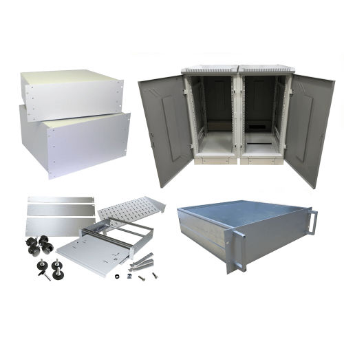 19"-Rack-Gehäuse - Veroshield - Verotec - rechteckig / Stahl / IP54