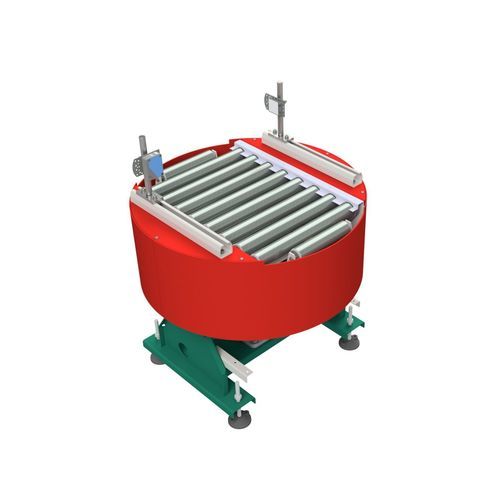 Elektrischer Drehtisch - PROCON S600 - project Automation & Engineering GmbH - horizontal / für Förderanlagen / mit Rollenförderer