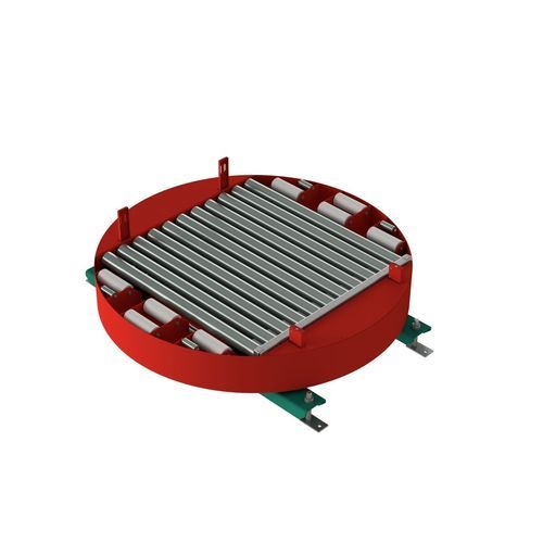 Elektrischer Drehtisch - PROCON P600 - project Automation & Engineering GmbH - für Förderanlagen / mit Rollenförderer / Hochleistung